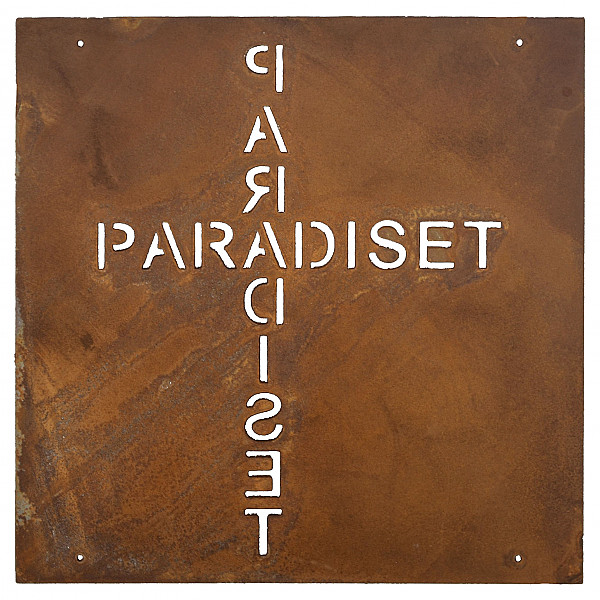 Skylt Paradiset