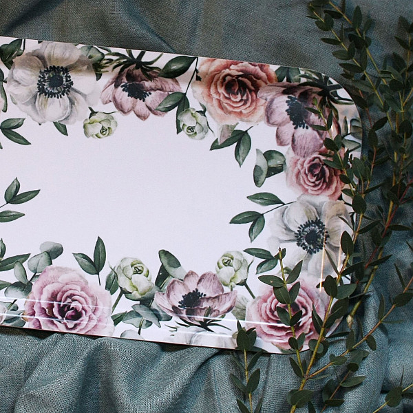Tablett Blumen
