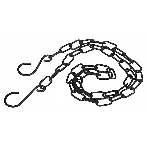 Chain with hooks 1 m - Black