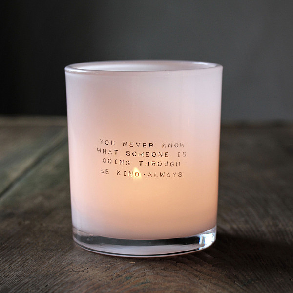 Majas Candle Holder Be Kind Always