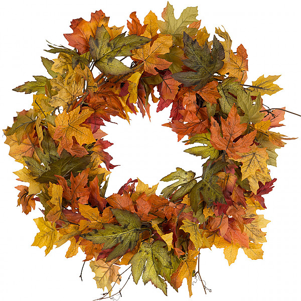 Wreath Maple Leaf Autumn