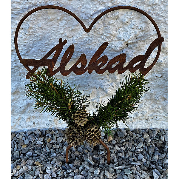 Hjärta på pinnar Älskad