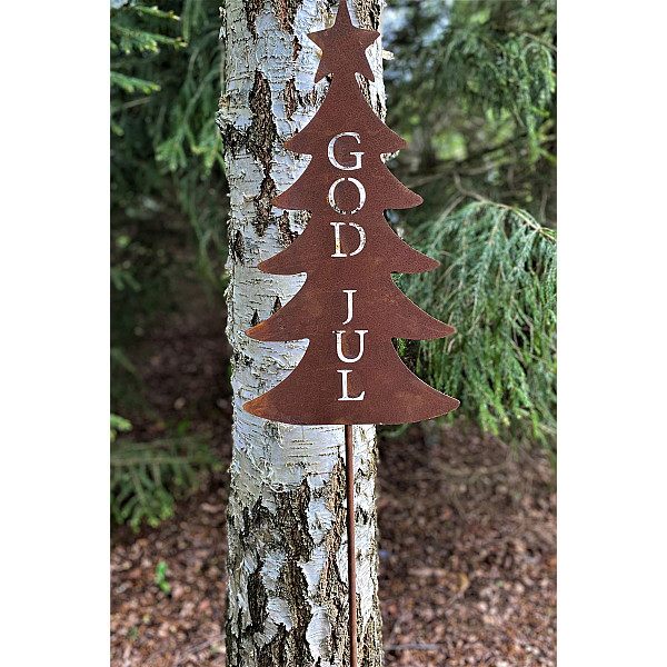 Weihnachtsbaum auf Stab God Jul
