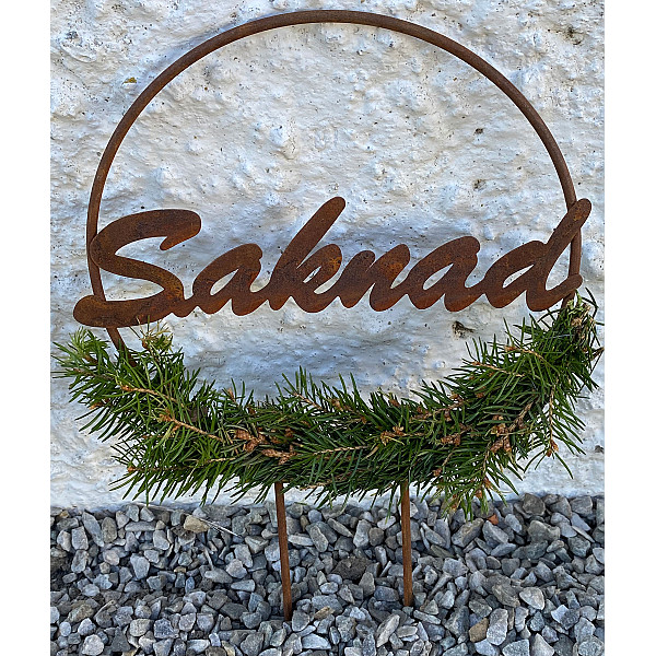 Krans på pinnar Saknad