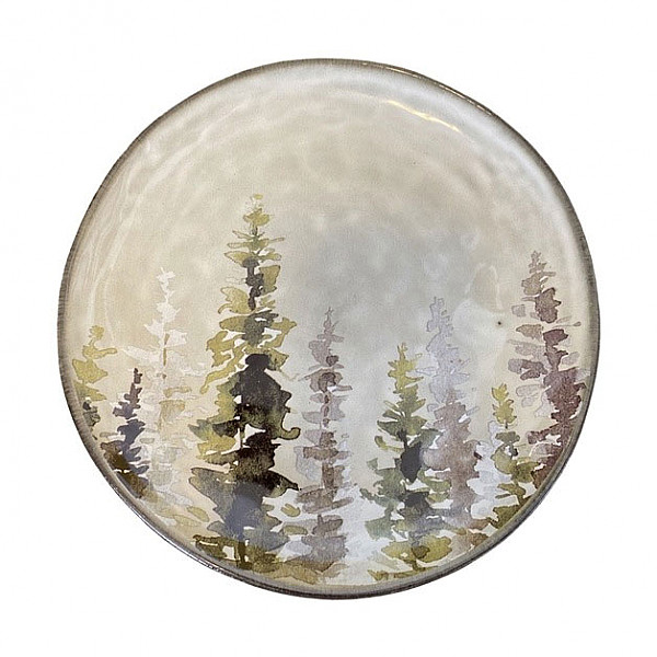Side Plate Holly - Spruce Trees