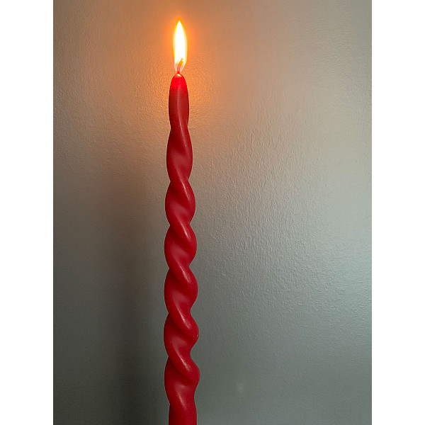 Gedrehte Kerze 2er-Pack
