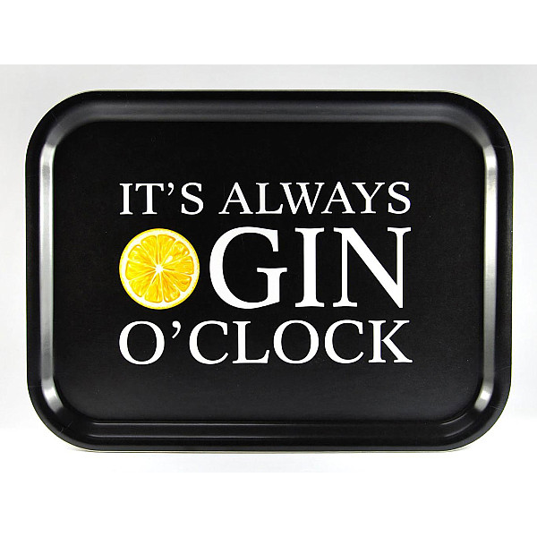 Tray Gin o clock - Black / White