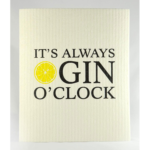 Spültuch Gin o clock