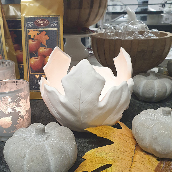 Majas Candle Holder Leaf