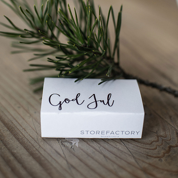 Streichholzschachtel Merry Christmas / God Jul