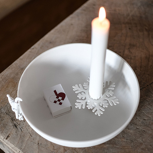 Kerzenmanschette Snö Schneeflocke