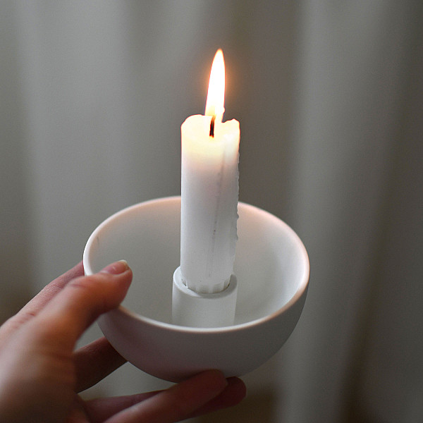 Candlestick Lidatorp White - Mini