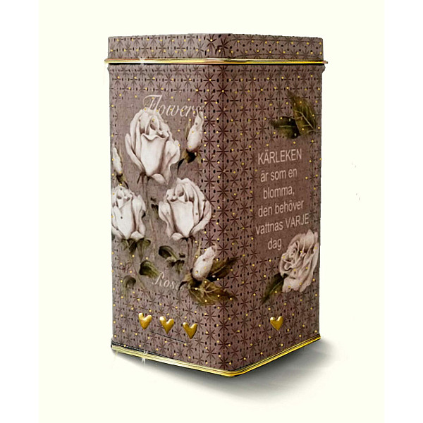 Blechdose Rosen