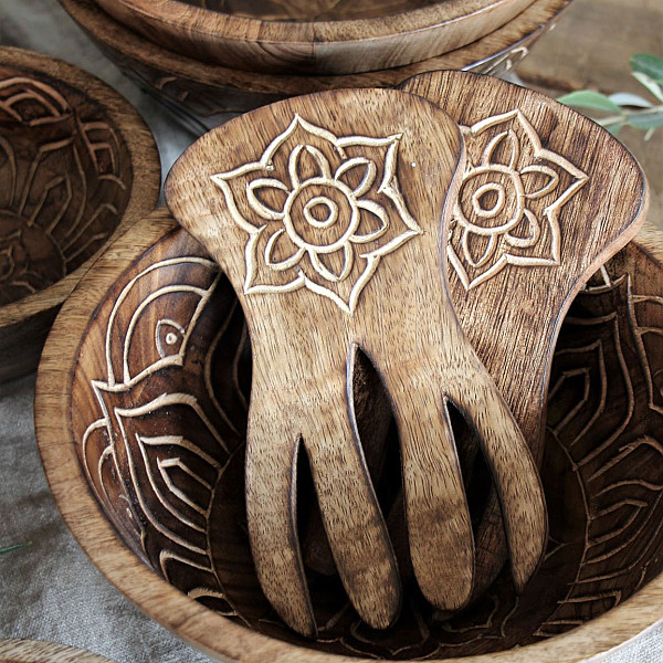 Majas Salladsbestick Fleur