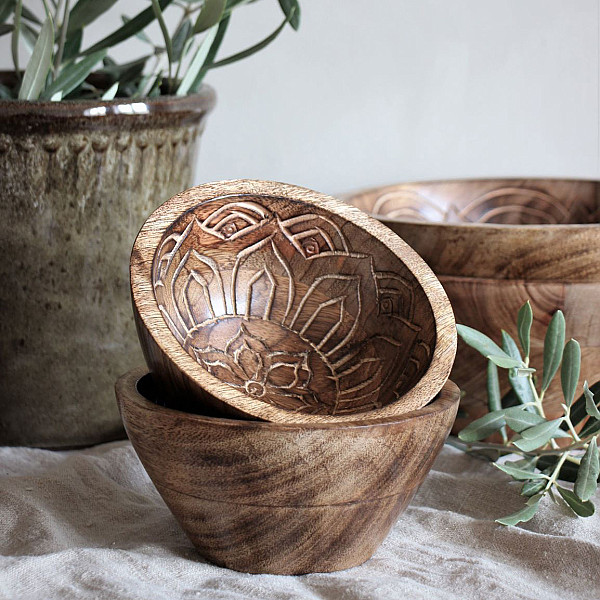 Majas Holzschüssel Fleur