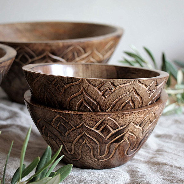 Majas Holzschüssel Fleur