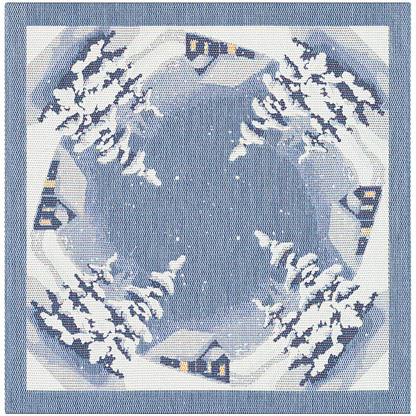 Serviette / Kleine Tischdecke Vinternatt / Winternacht