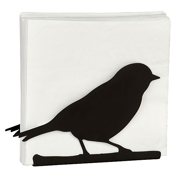 Servettställ Fågel