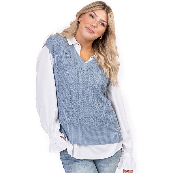 Stickad Väst Norah Vest