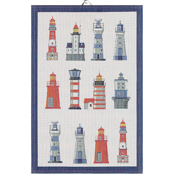 Geschirrtuch Fyrar / Leuchttürmen