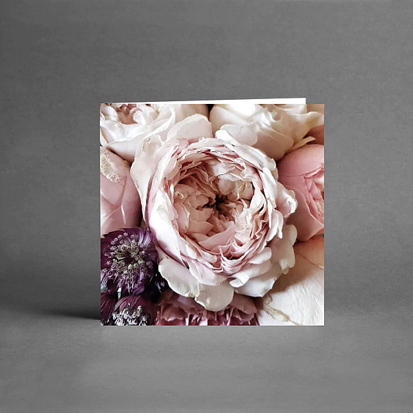 Litet Kort Pink Peony