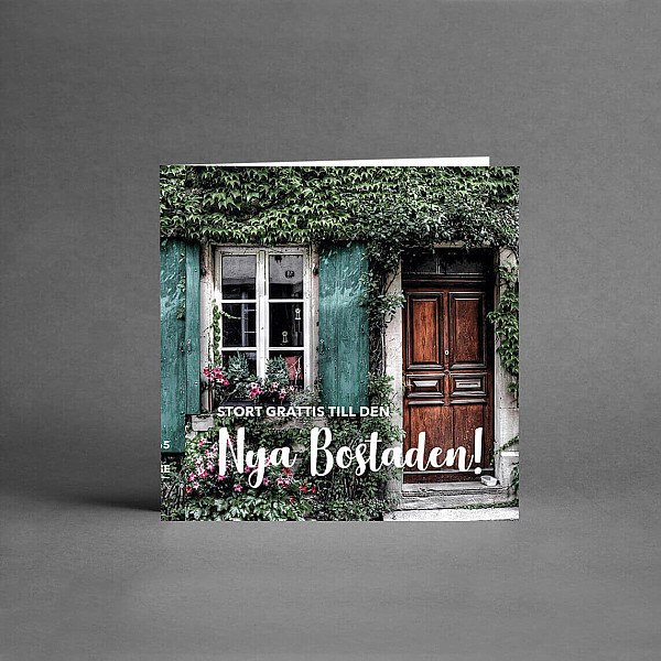 Litet Kort Nya Bostaden