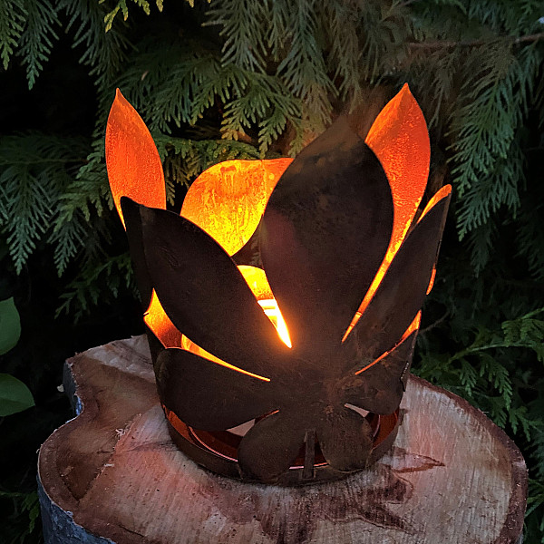 Kerzenhalter im Freien / Topf 