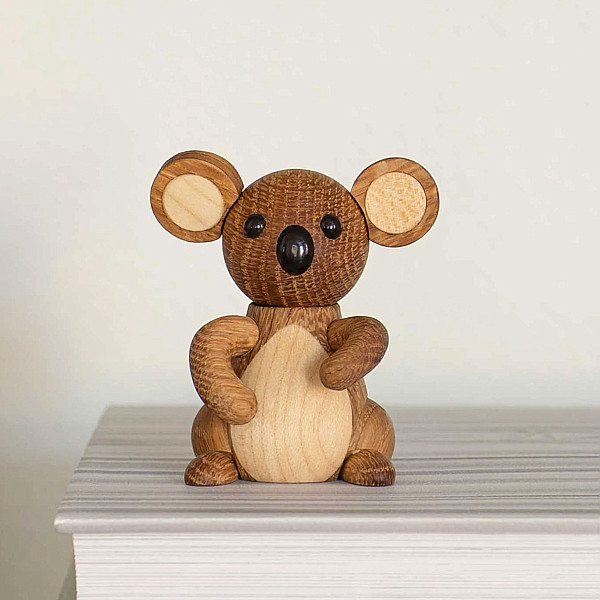 Wooden Figure Koala Joey