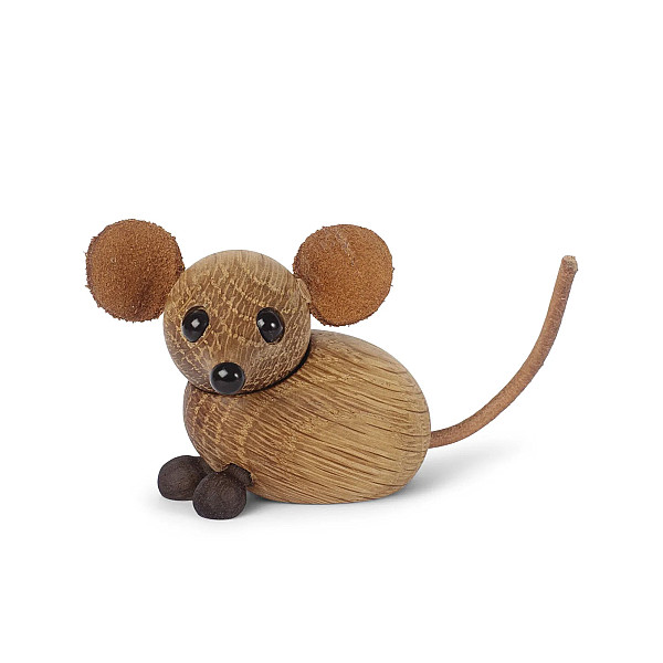 Wooden Figure The Country Mouse