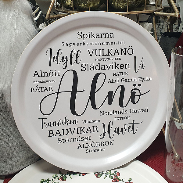 Rund Bricka Alnö