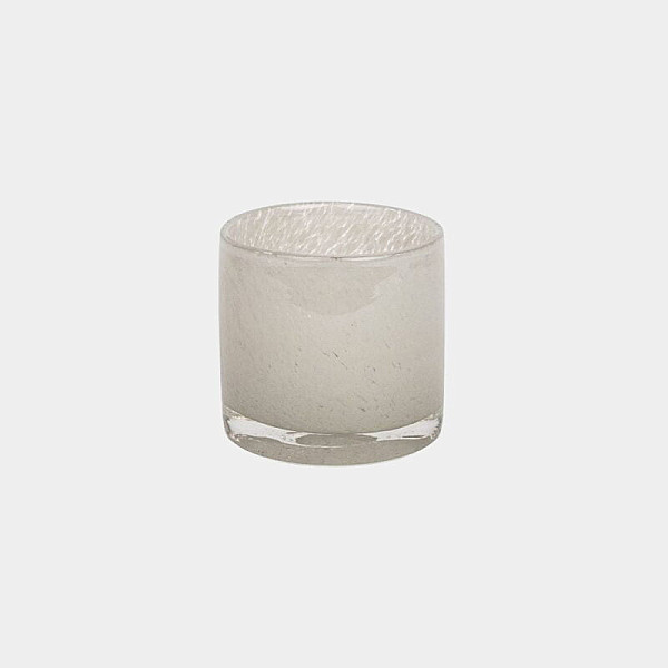 Kerzenbecher Nilla Grauer Beige - 8 cm