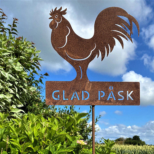 Tupp Glad Påsk på stav