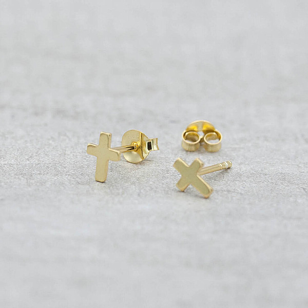 Ohrringe Kreuz