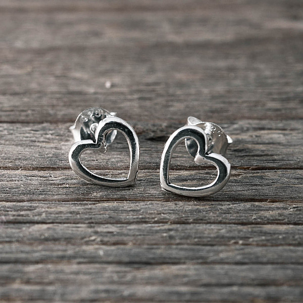 Ohrringe Herz Klein