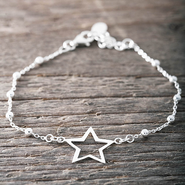 Armband Stern Kontur