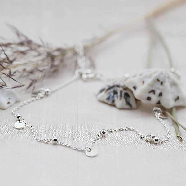 Fußkettchen Boho-Münzen