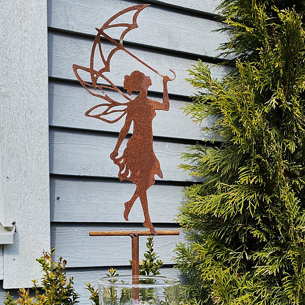 Regnmätare Älva med paraply