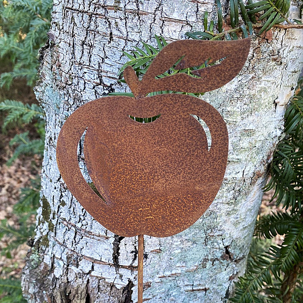 Apfel auf Stab