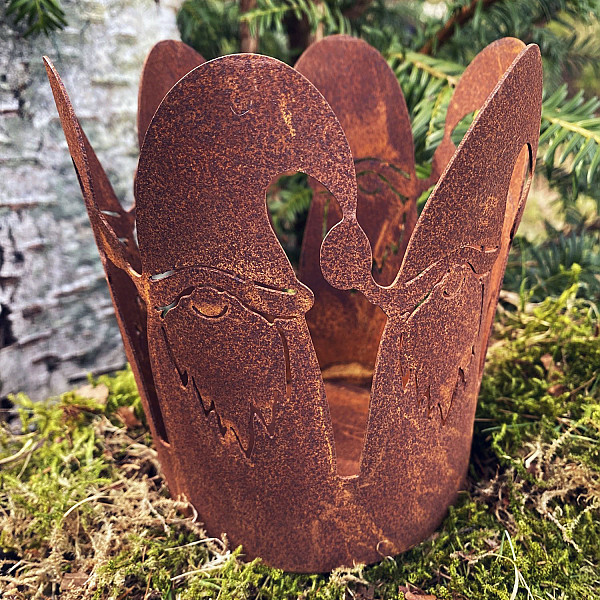Outdoor Candle Holder / Pot Christmas Gnomes