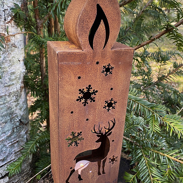 Candle Holder with deer