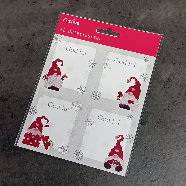 Weihnachtsgeschenketiketten Santa