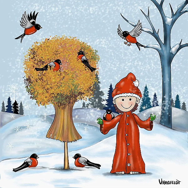 Servietten Luciaparade