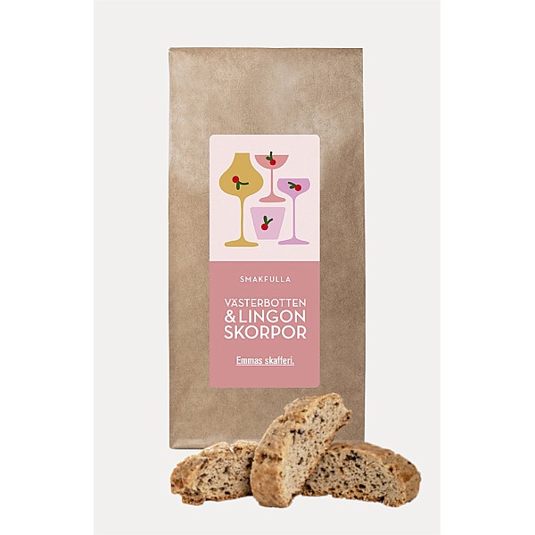 Västerbotten & Lingonberry Rusks