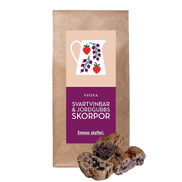 Blackcurrant & Strawberry Rusks