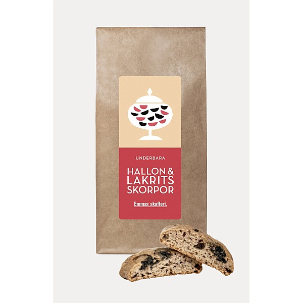 Raspberry & Licorice Rusks