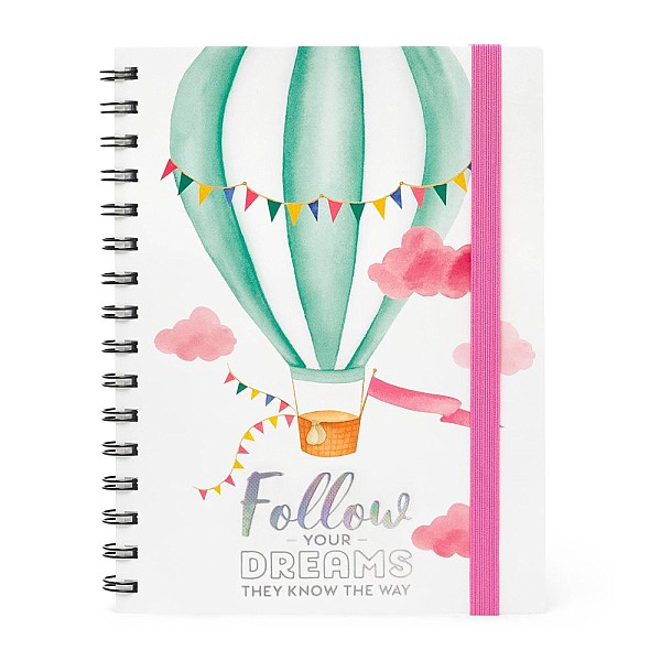 Spiralnotizbuch Heißluftballon