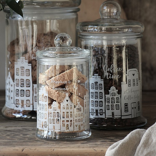 Majas Glasgefäß Happiness