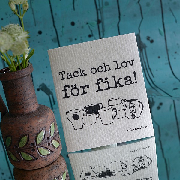 Dish Cloth Tack och lov för fika