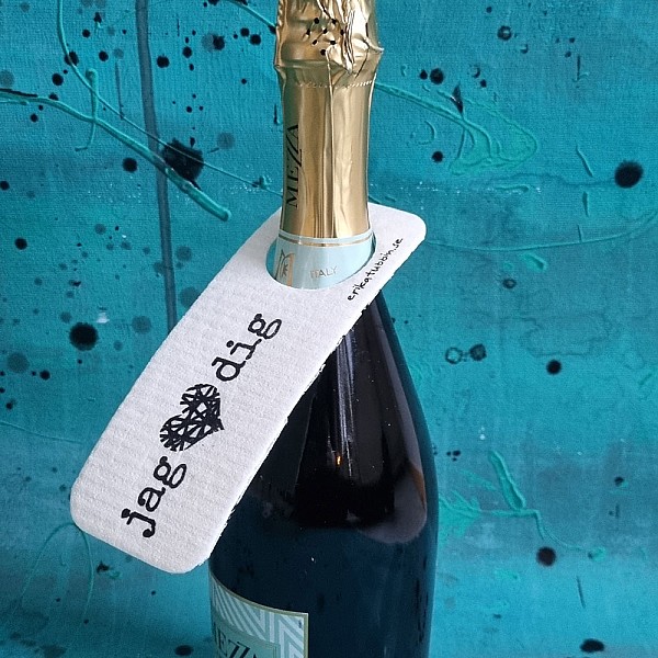 Dish Cloth Card Jag älskar dig