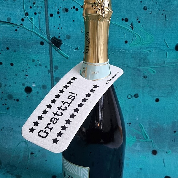 Dish Cloth Card Grattis